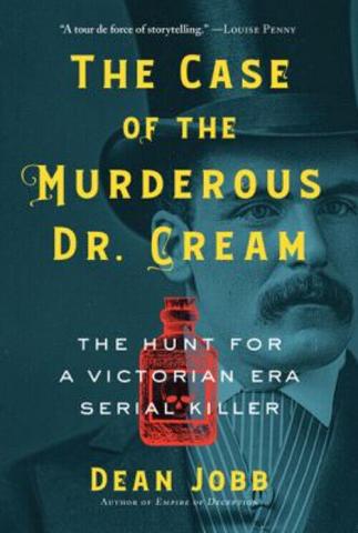 The cover of the book, The Case of the Murderous Dr. Cream