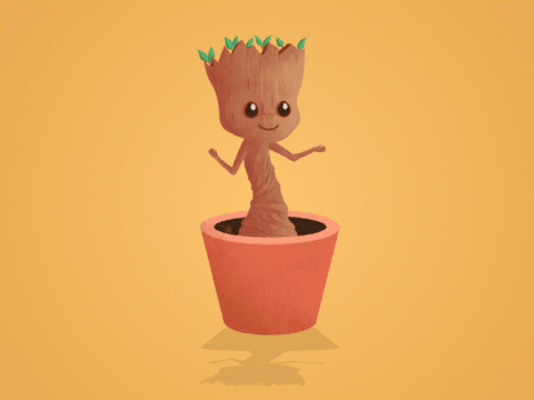 Baby Groot dancing