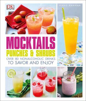 Image of a mocktail book with various drinks on the cover