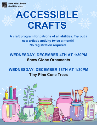 accessible crafts flyer