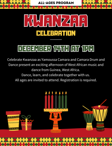 Kwanzaa Celebration flyer