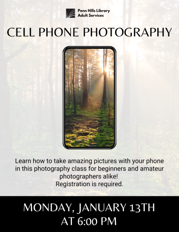 cell phone photography flyer