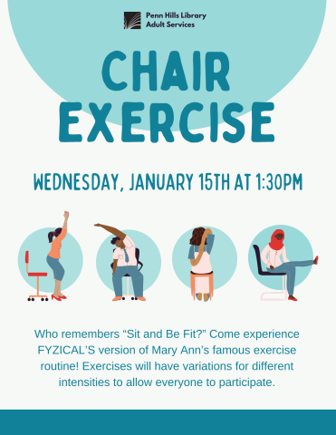 chair exercise flyer