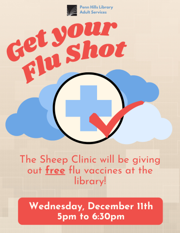 flu shot clinic flyer