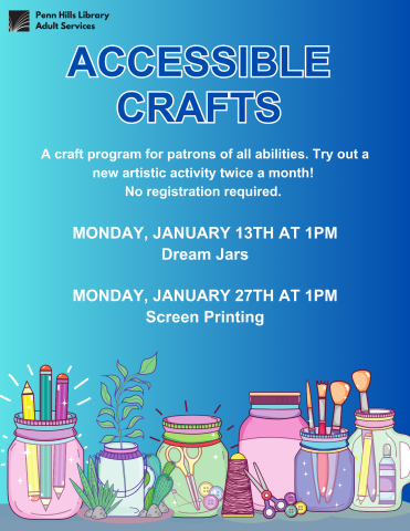 accessible crafts flyer january 