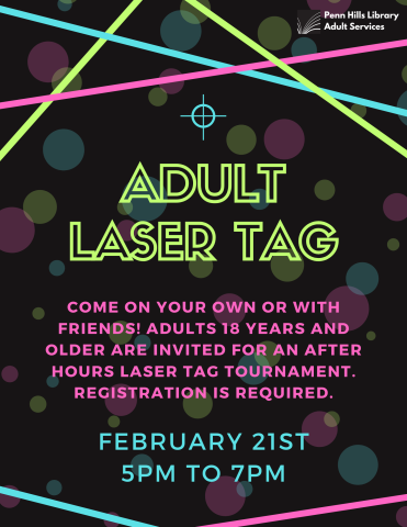 adult laser tag flyer