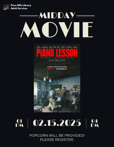 Midday Movie: The Piano Lesson flyer