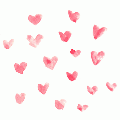 Hearts twinkling