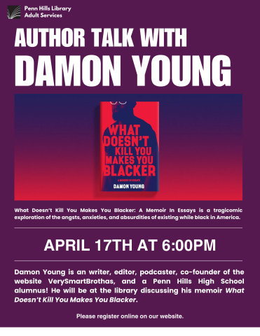 Author Talk with Damon Young Flyer