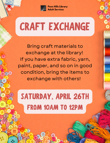 craft exchange flyer