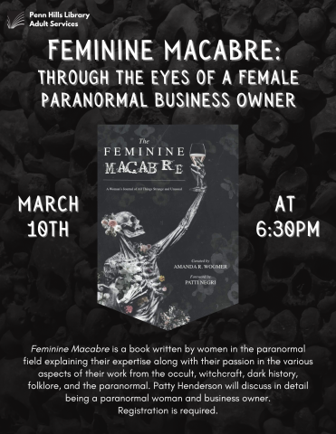 feminine macabre flyer