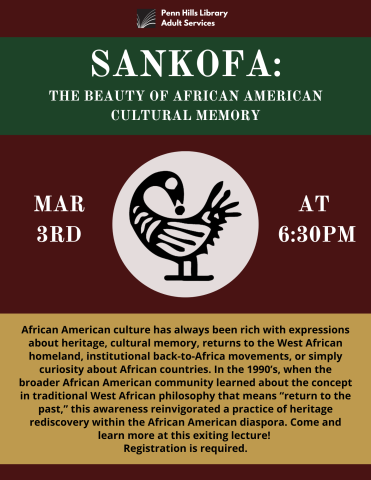 Sankofa flyer