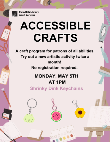 May Accessible Crafts Flyer