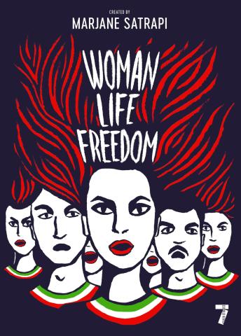 Woman, Life, Freedom by Marjane Satrapi book cover