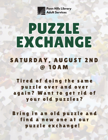 puzzle exchange flyer