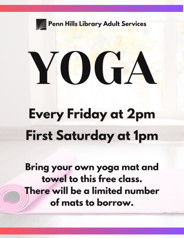 Yoga flyer with yoga mat