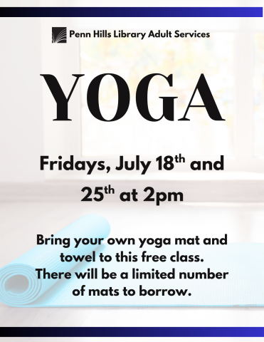 Yoga flyer with yoga mat