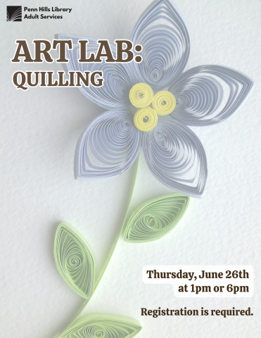Art Lab: Quilling flyer