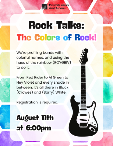 Rock Talks: The Colors of Rock flyer