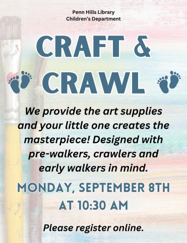 Craft and Crawl flyer