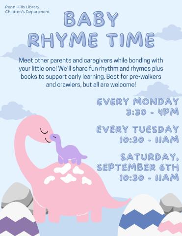 Baby Rhyme Time flyer