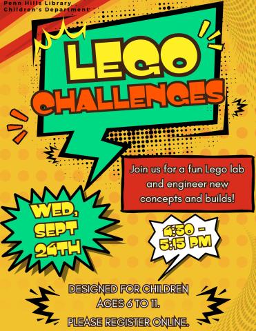Lego Challenges flyer