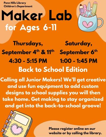 Maker Lab flyer