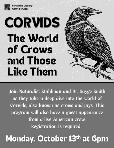 Corvids: The World of Crows and Those Like Them flyer