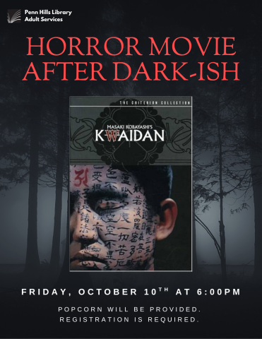 Horror Movie After Dark-ish: Kwaidan flyer