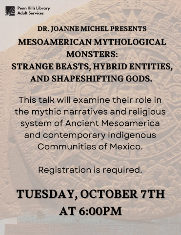 Mesoamerican Mythology: Strange Beasts, Hybrid Entities, and Shapeshifting Gods flyer