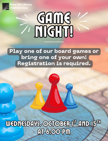 Game Night flyer