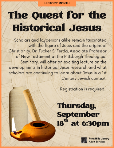 The Quest for the Historical Jesus flyer