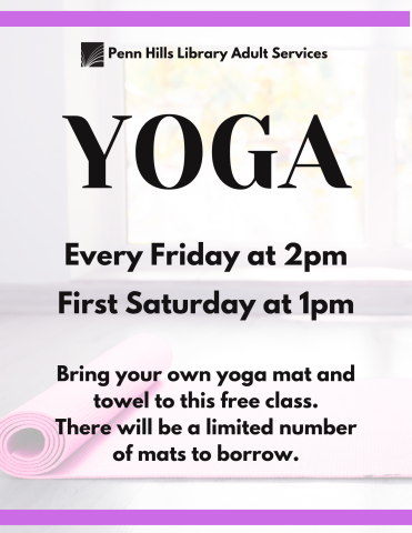 Yoga flyer with yoga mat