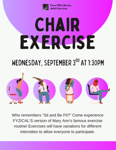 Chair Exercise Flyer