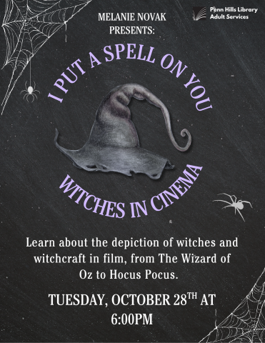 "I Put a Spell on You" Witches in Cinema flyer
