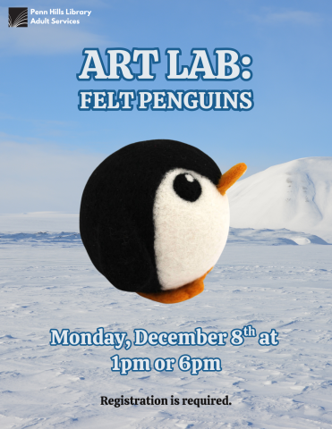 Art Lab Felt Penguins flyer