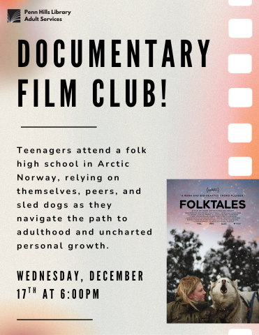 Documentary Film Club flyer