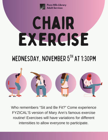Chair Exercise Flyer