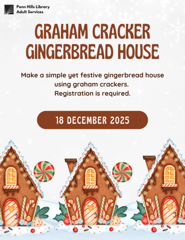 Graham Cracker Gingerbread House flyer