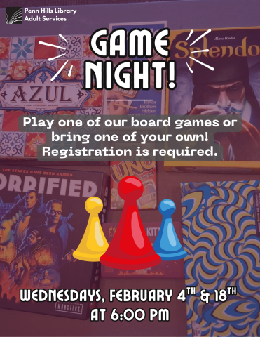 Game Night flyer