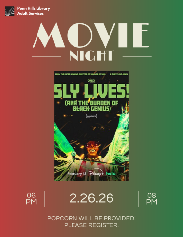 Movie Night: Sly Lives flyer