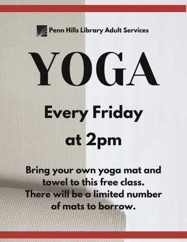 Yoga flyer with yoga mat