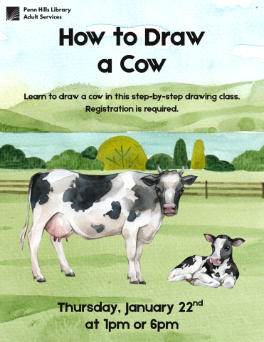 How to Draw a Cow flyer