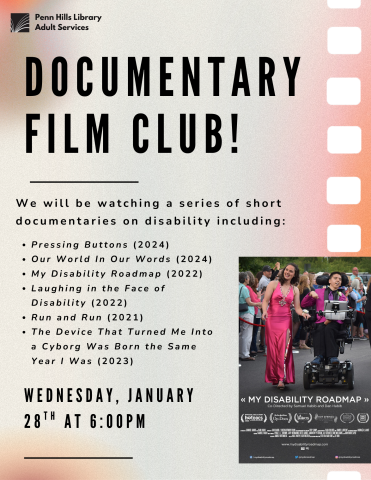 Documentary Film Club flyer