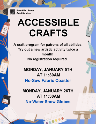 accessible crafts january flyer