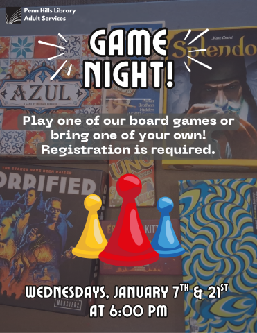 Game Night flyer