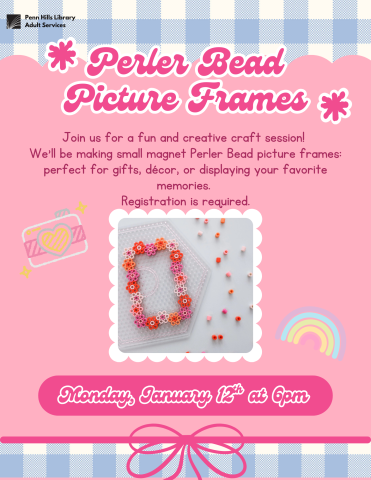 Perler Bead Picture Frames flyer