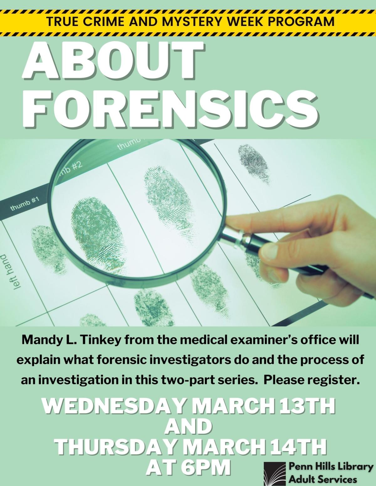 About Forensics Flyer