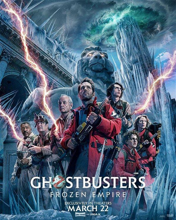 Poster art for Ghostbusters: Frozen Empire