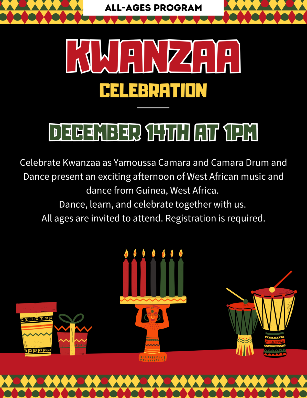 Kwanzaa Celebration flyer